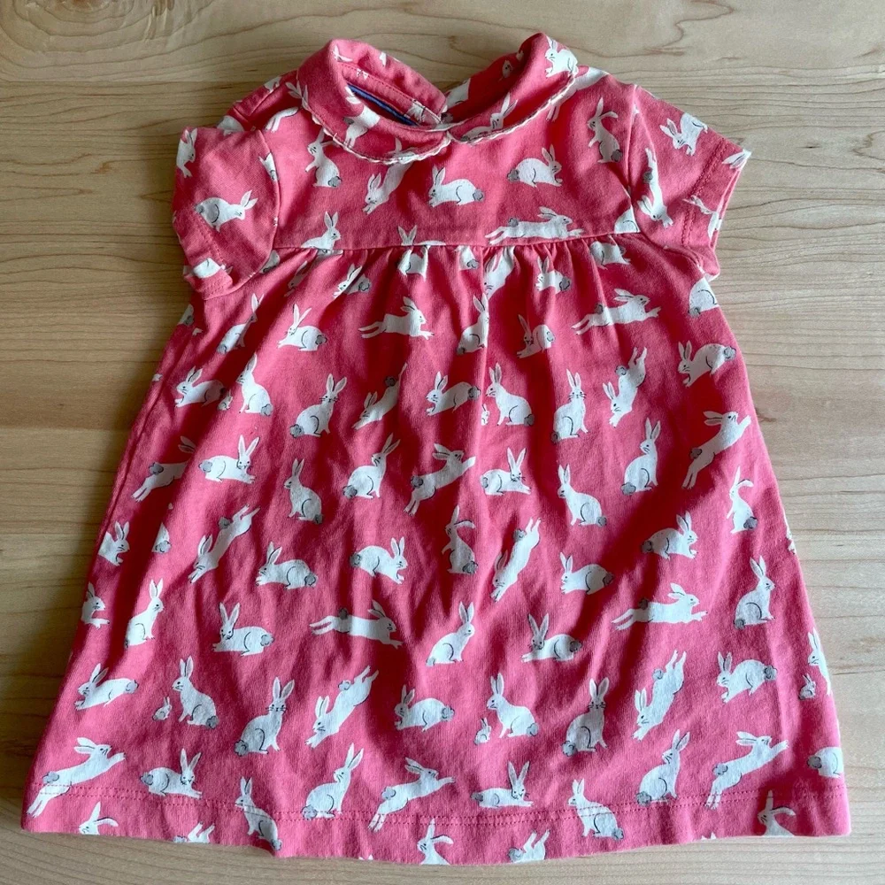 Baby Boden Pink Bunny Top in size 3-6 months | Girls Spring Boden Top - Picture 1 of 3